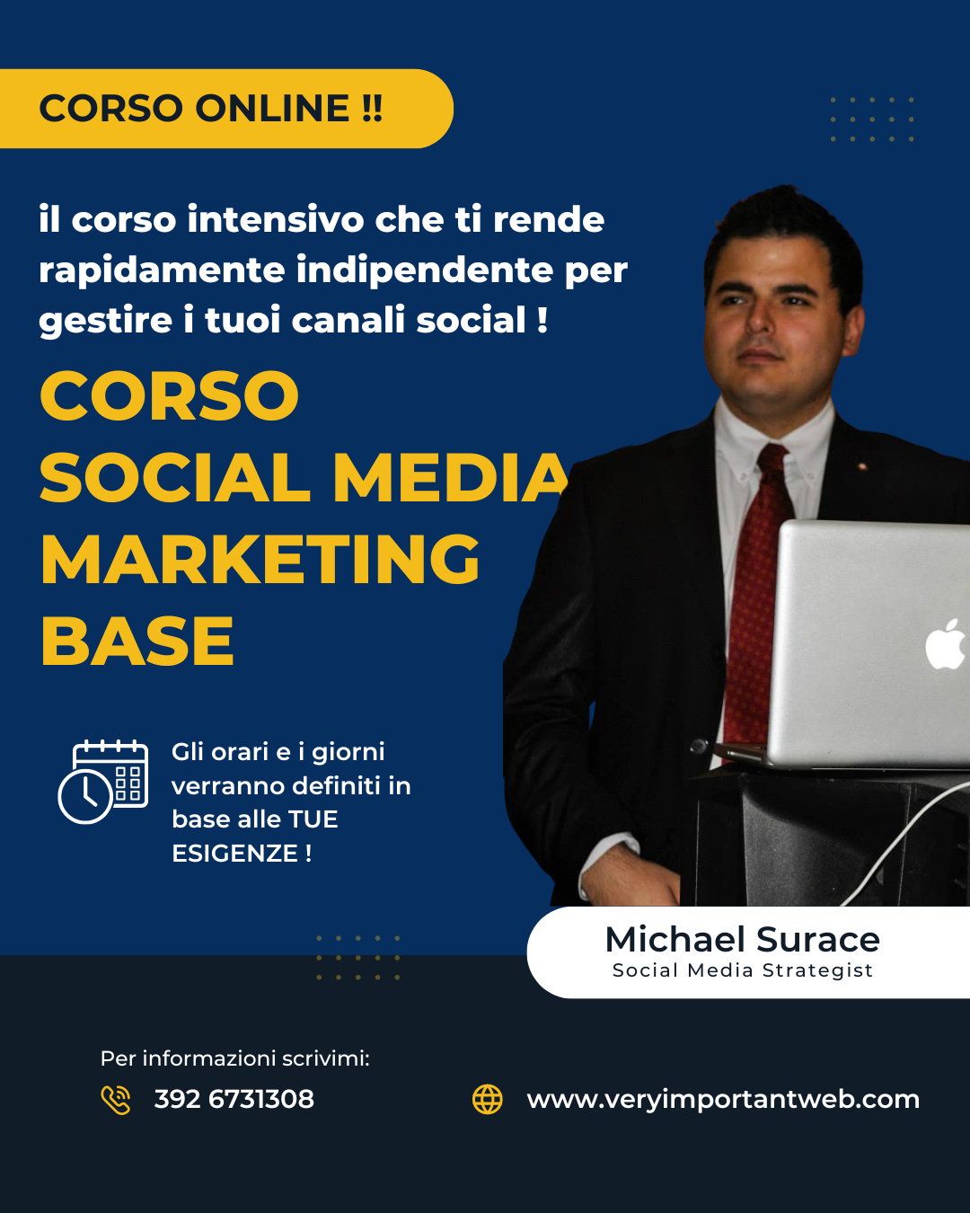 Corso online social media marketing